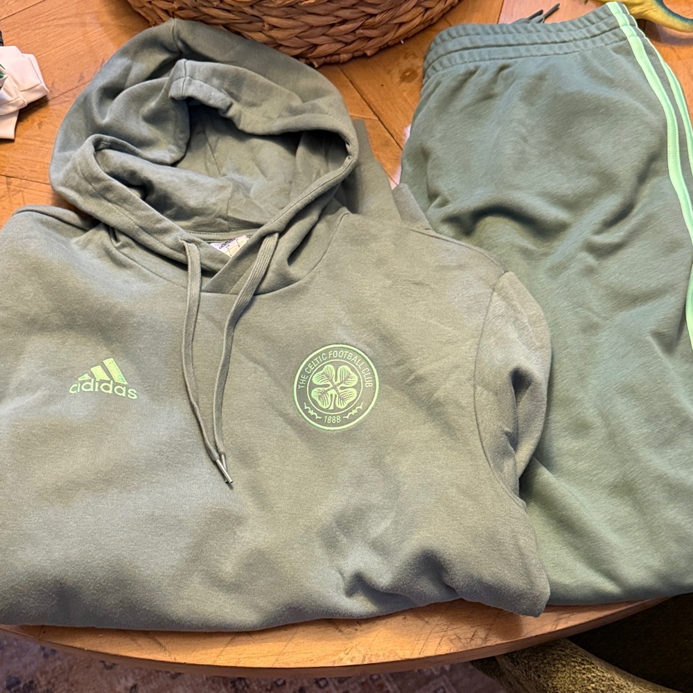 Adidas Mint Green Tracksuit with Logo